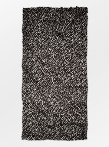 Becksöndergaard Wollschal in Hellgrau/ Schwarz - (L)200 x (B)100 cm