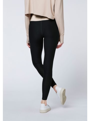 Detto Fatto Leggings in Schwarz/ Creme