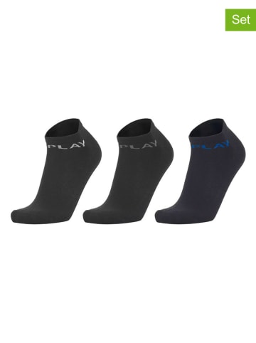 Replay Underwear 3er-Set: Socken in Schwarz