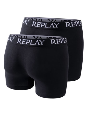 Replay Underwear Bokserki (2 pary) w kolorze czarnym