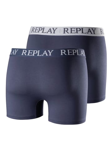 Replay Underwear 2er-Set: Boxershorts in Dunkelblau