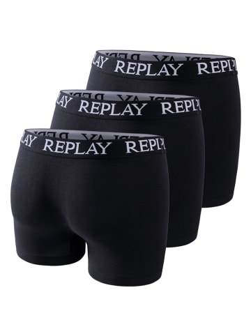 Replay Underwear Bokserki (3 pary) w kolorze czarnym