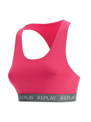 Replay Underwear Top w kolorze różowym