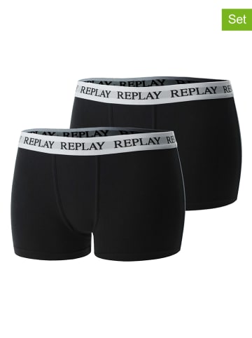 Replay Underwear 2er-Set: Pantys in Schwarz