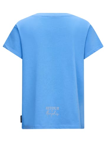 Retour Shirt lichtblauw