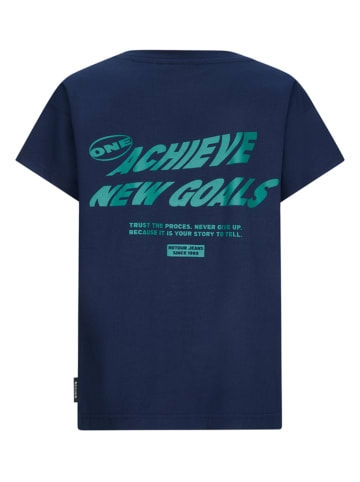 Retour Shirt "Brody" donkerblauw