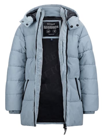 Retour Płaszcz pikowany "Julius" w kolorze błękitnym