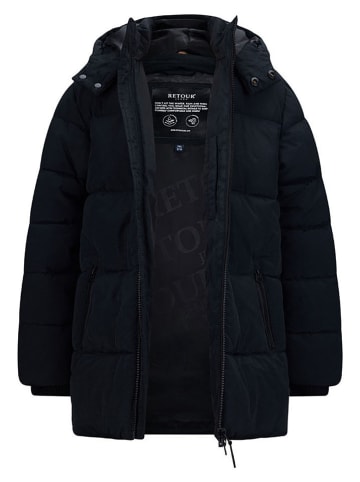 Retour Steppmantel "Julius" in Schwarz