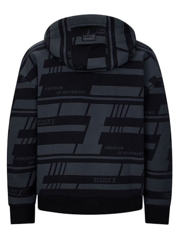 Retour Hoodie "Fast" in Grau/ Schwarz