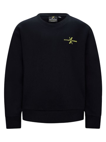 Retour Sweatshirt "Steel" in Schwarz