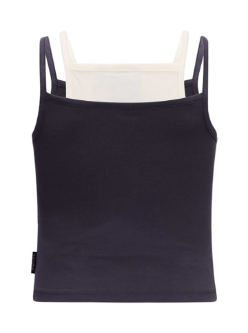 Retour 2-delige set: Top crème/antraciet