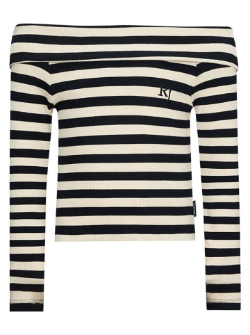 Retour Longsleeve "Esra" in Schwarz/ Creme