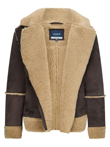 Retour Kunstleren jas "Kris" bruin