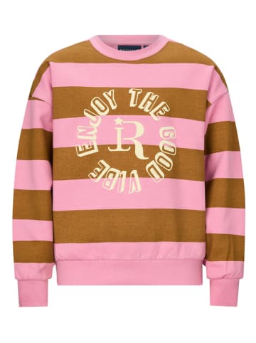 Retour Sweatshirt "Tissa" in Rosa/ Hellbraun