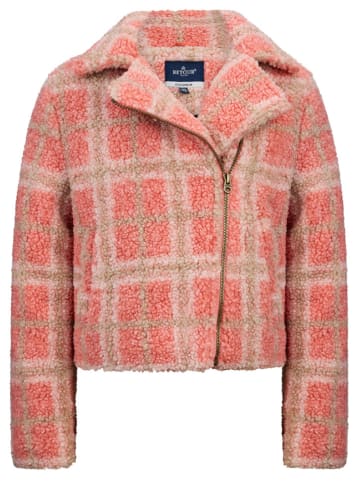 Retour Fleecejacke "Filou" in Rosa/ Hellbraun/ Rot