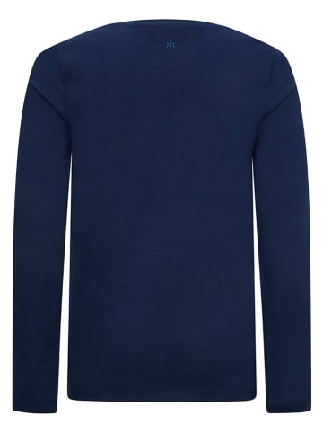Retour Longsleeve "Marvin" donkerblauw