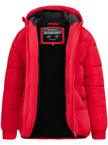 Retour Kurtka pikowana "Alrik" w kolorze czerwonym