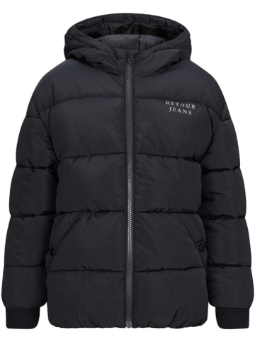 Retour Steppjacke "Alrik" in Schwarz