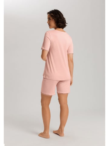 Hanro Piżama w kolorze jasnoróżowym