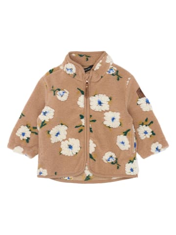 mikk-line Fleecejacke in Beige/ Hellbraun