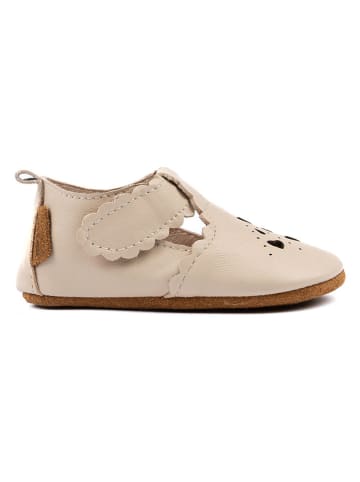 mikk-line Leder-Lauflernschuhe in Beige