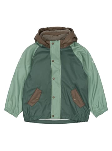 mikk-line 2-częściowy zestaw przeciwdeszczowy w kolorze zielonym