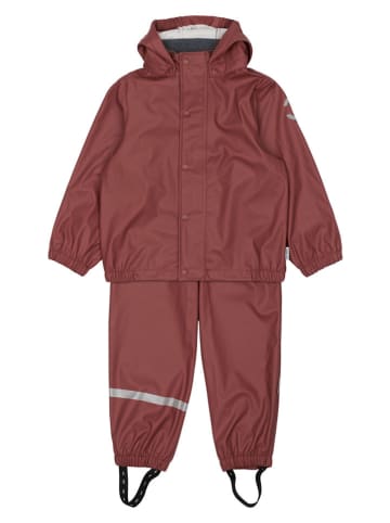 mikk-line 2-delige regenoutfit rood