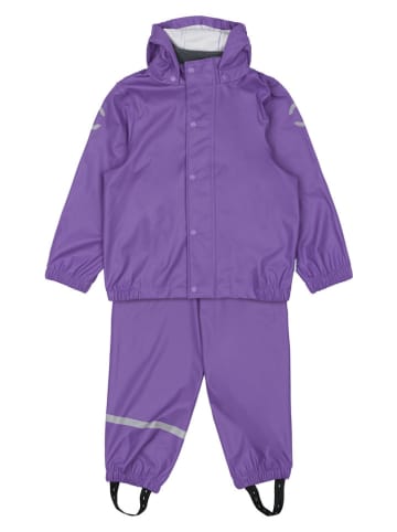 mikk-line 2-delige regenoutfit paars