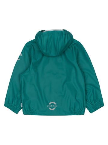 mikk-line 2-delige regenoutfit groen