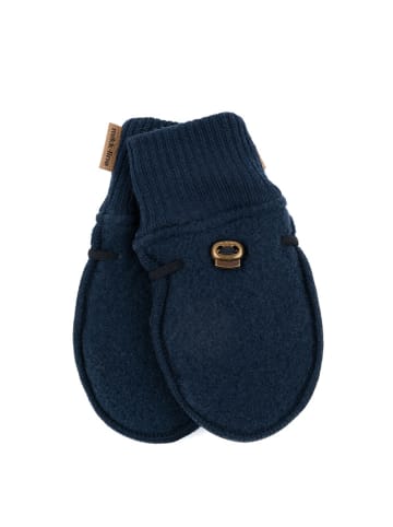 mikk-line Wollen wanten donkerblauw