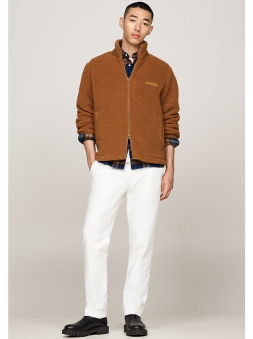 Tommy Hilfiger Fleecepullover in Hellbraun