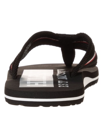 Tommy Hilfiger Zehentrenner in Schwarz