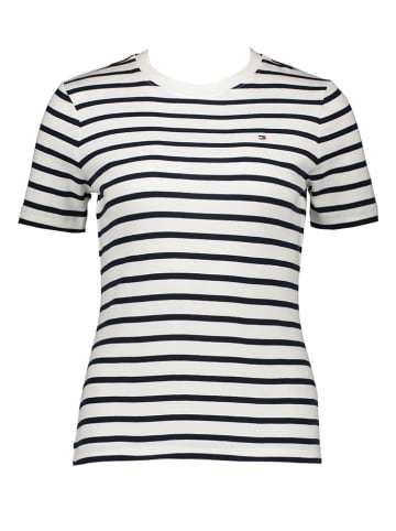 Tommy Hilfiger Koszulka "Cody" w kolorze biało-czarnym