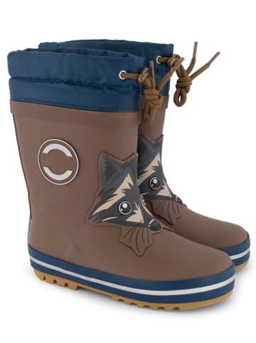 mikk-line Winterboots blauw/bruin