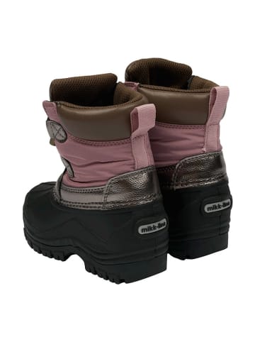 mikk-line Winterboots beskleurig/zwart