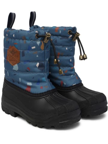 mikk-line Winterboots in Schwarz/ Blau