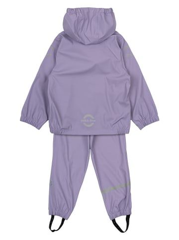 mikk-line 2-delige regenoutfit paars