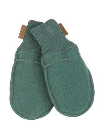 mikk-line Wollen wanten groen