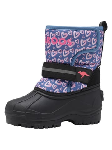 Kangaroos Winterlaarzen "K-Shell II" zwart/meerkleurig