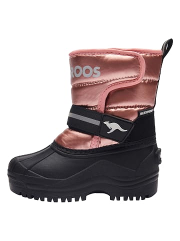 Kangaroos Winterstiefel "Shell" in Schwarz/ Rosa