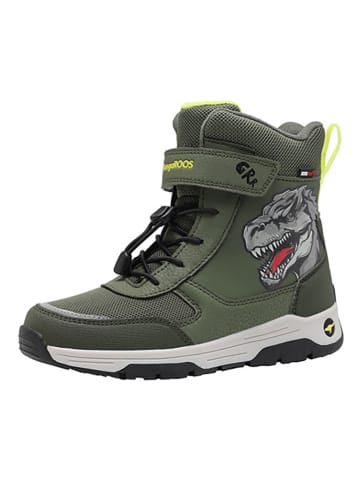 Kangaroos Kozaki zimowe "Edison EV RTX" w kolorze zielonym