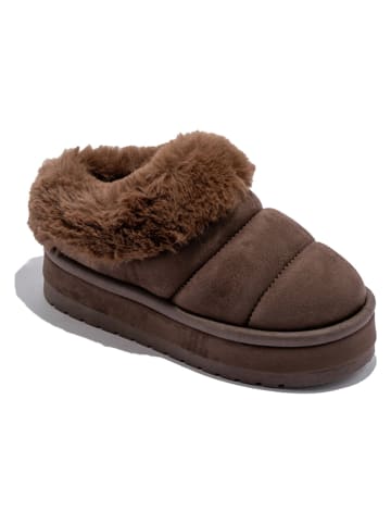 C'M Pantoffels bruin