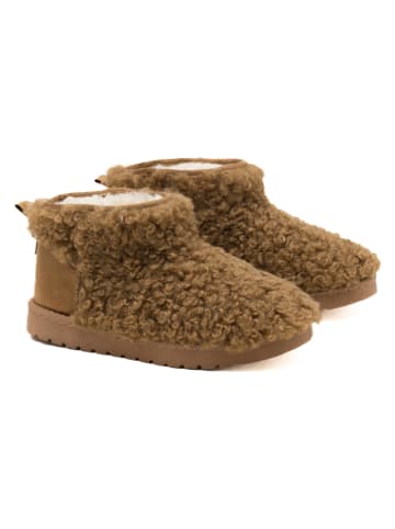 C'M Winterboots lichtbruin