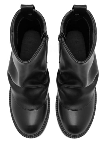 C'M Botki w kolorze czarnym