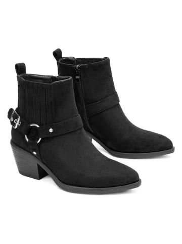 C M Paris Enkellaarzen zwart