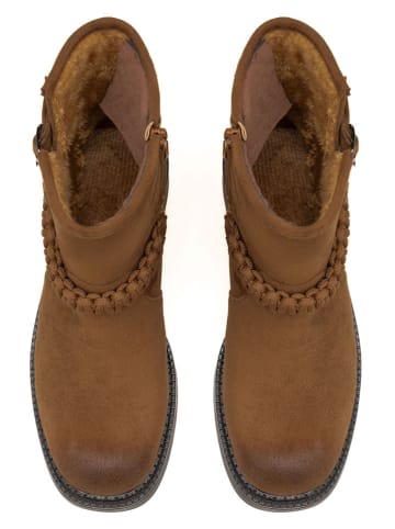 C'M Enkelboots camel