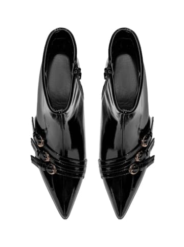 C'M Botki w kolorze czarnym