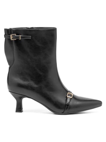 C'M Botki w kolorze czarnym