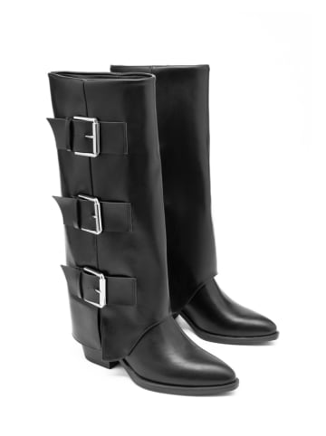 C'M Stiefel in Schwarz