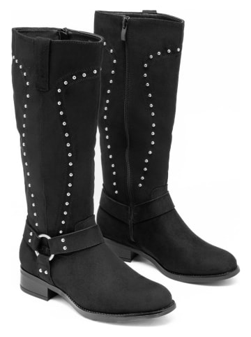 C'M Stiefel in Schwarz